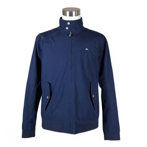 J. Lindeberg Men's Mock Neck Windproof, Waterproof Jacket Size L